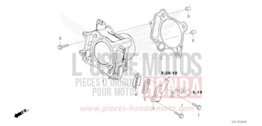 CYLINDER/REED VALVE ADV350AP de 2023